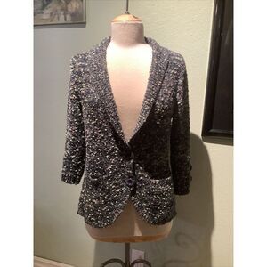 Eci Woman's Cardigan Sweater Size Medium